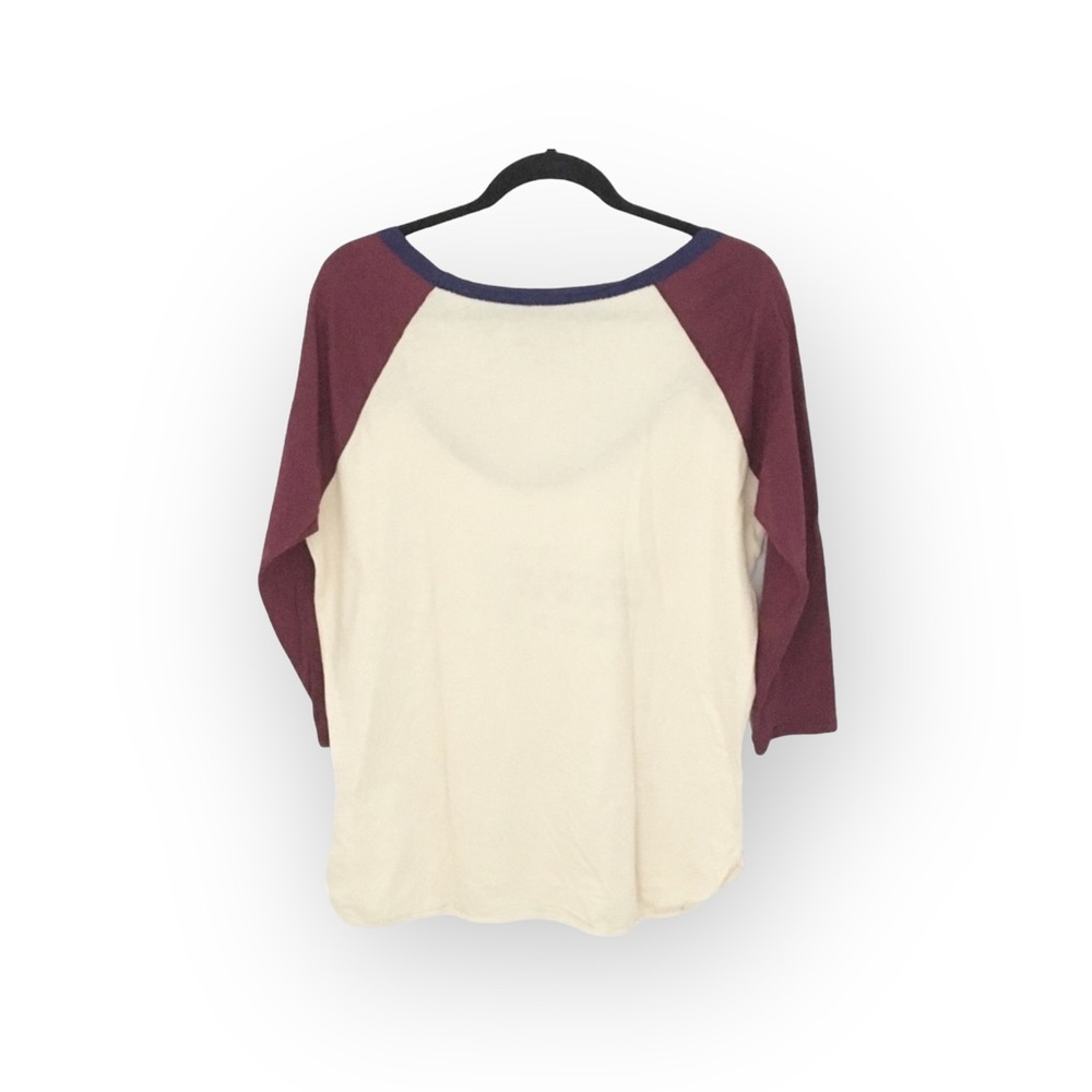 Chaser ★ Rodeo Star Color Block Graphic Raglan Baseball Tee T Shirt ★ Almond ★ L - Picture 12 of 16